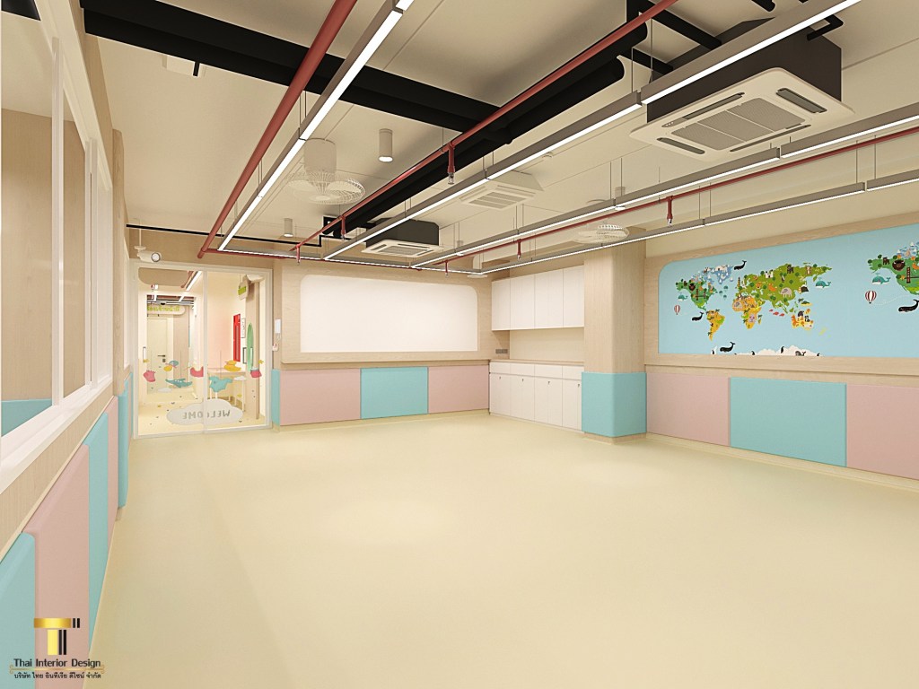 งานออกแบบตกแต่งภายในDay Care โรงพยาบาลรามาธิบดี
บริษัทรับออกแบบและตกแต่งภายในแบบครบวงจรกรุงเทพมหานครและปริมณฑล และรับงานทั่วประเทศไทย
Interior design project for a Day Care facility at Ramathibodi Hospital.
A full-service interior design and decoration company serving Bangkok and surrounding areas, and accepting projects throughout Thailand.
拉瑪提波迪醫院日間照顧中心室內設計工程。

我們是一家提供全方位服務的室內設計及裝飾公司，服務範圍涵蓋曼谷及週邊地區，並承接泰國全境的專案。