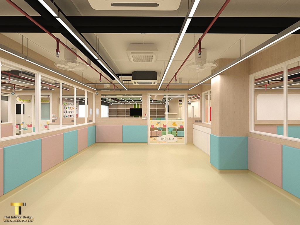 งานออกแบบตกแต่งภายในDay Care โรงพยาบาลรามาธิบดี
บริษัทรับออกแบบและตกแต่งภายในแบบครบวงจรกรุงเทพมหานครและปริมณฑล และรับงานทั่วประเทศไทย
Interior design project for a Day Care facility at Ramathibodi Hospital.
A full-service interior design and decoration company serving Bangkok and surrounding areas, and accepting projects throughout Thailand.
拉瑪提波迪醫院日間照顧中心室內設計工程。

我們是一家提供全方位服務的室內設計及裝飾公司，服務範圍涵蓋曼谷及週邊地區，並承接泰國全境的專案。