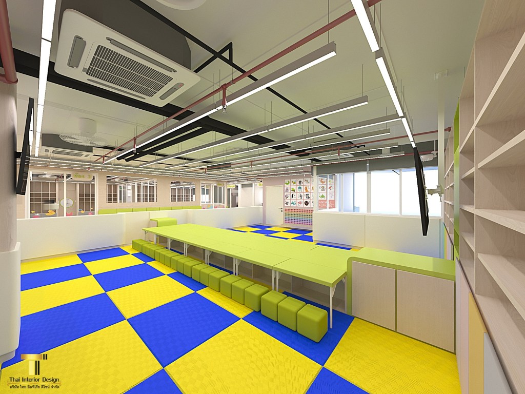 งานออกแบบตกแต่งภายในDay Care โรงพยาบาลรามาธิบดี
บริษัทรับออกแบบและตกแต่งภายในแบบครบวงจรกรุงเทพมหานครและปริมณฑล และรับงานทั่วประเทศไทย
Interior design project for a Day Care facility at Ramathibodi Hospital.
A full-service interior design and decoration company serving Bangkok and surrounding areas, and accepting projects throughout Thailand.
拉瑪提波迪醫院日間照顧中心室內設計工程。

我們是一家提供全方位服務的室內設計及裝飾公司，服務範圍涵蓋曼谷及週邊地區，並承接泰國全境的專案。